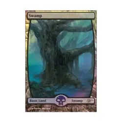 WOTC MtG Judge Promos Swamp - Full Art (P) (Foil) NM - Image 1