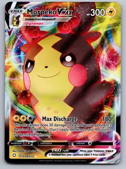 Morpeko VMAX 038/072 Holo VMAX Rare Shining Fates Pokemon Holo Near Mint - Image 1