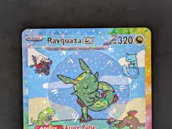 BUBBLE RAYQUAZA EX POKEMON CARD * FAN ART * MEW FRIENDS Paldean 232/091 - Image 2