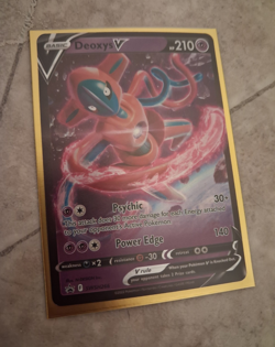 Pokemon TCG Deoxys V SWSH266 SWSH Sword & Shield Promo Cards Holo EN - Image 1
