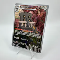Pokemon Bastiodon 093/084 Pitch Black Illustration Rare IR Holo TCG Card - Image 3