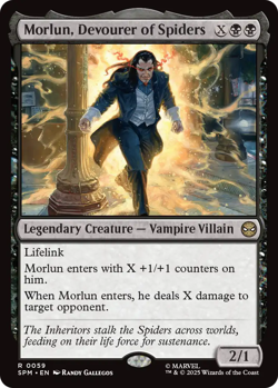 Morlun, Devourer of Spiders 0059 ~ Rare MTG Marvel Spider-Man - Image 1
