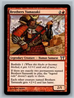 Magic MTG Champions of Kamigawa Brothers Yamazaki (Pike) #160b/306 TCG CCG - Image 1