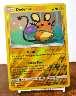 POKEMON DEDENNE 84/214 REVERSE HOLO LOST THUNDER LP - Image 1
