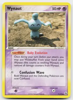 Wynaut 71/92 Common Legend Maker Pokemon Lightly Played - Image 1