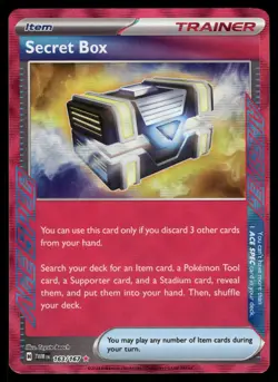 Secret Box 163/167 ACE SPEC Rare Twilight Masquerade Pokemon Holo Near Mint - Image 1
