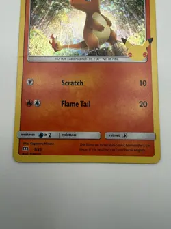 1x Pokemon Charmander 9/25 HOLO 25th Anniversary Mcdonalds Promo 2021 Card - MP - Image 4