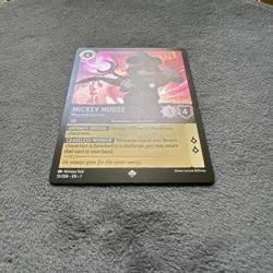 Disney Lorcana Mickey Mouse Wayward Sorcerer 51/204 Super Rare Foil - Image 3