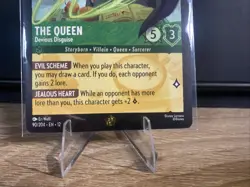 Disney Lorcana The Queen - Devious Disguise 90/204 Wilds Unknown Legendary Reg - Image 2