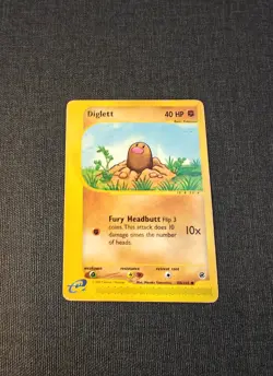 Diglett 106/165 Expedition Base Set Pokemon TCG Game Trading Cards NM TCG - Image 2