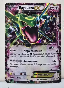 Rayquaza EX XY66 Ultra Rare Black Star Promo Pokemon TCG Card - Image 1