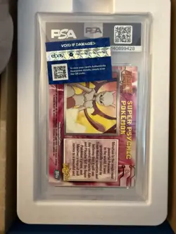 1999 Pokemon Mewtwo Super Psychic Topps Movie Edition Promo Card PSA 10 Graded - Image 2