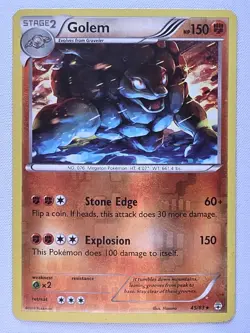 Golem 45/83 Generations Reverse Holo Rare Pokemon Card - Image 1