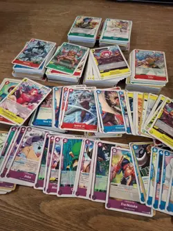 One Piece TCG - OP02/O3/05 Bulk Card Lot - Common/Uncommon/Unsorted (1000+cards) - Image 2