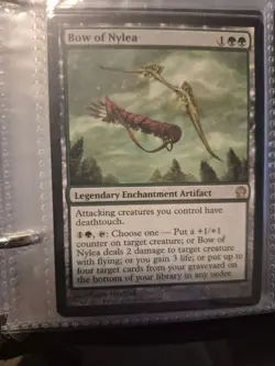 MTG Theros Bow of Nylea Regular Rare Card #153 - Image 1