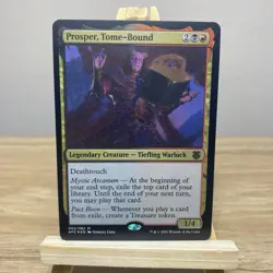 MTG Prosper Tome-Bound Foil AFC 002/062 Mythic Rare Commander Magic Card - Image 1
