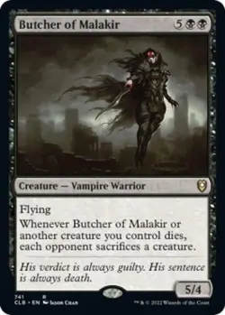 Butcher of Malakir - Near Mint MTG Commander Legends: Battle for Baldur's Gate - Image 1