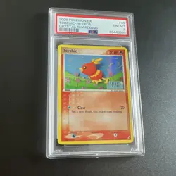 Pokemon Torchic EX Crystal Guardians #65/100 Reverse Holo PSA 8 2006 English - Image 1