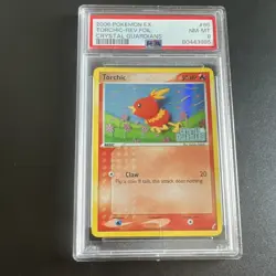 Pokemon Torchic EX Crystal Guardians #65/100 Reverse Holo PSA 8 2006 English - Image 2