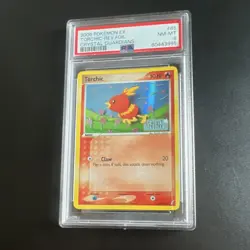Pokemon Torchic EX Crystal Guardians #65/100 Reverse Holo PSA 8 2006 English - Image 4