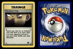 The Boss's Way 73/82 Unlimited Uncommon Team Rocket Pokemon Card - Image 1