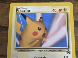 Pokemon Wotc Black Star Promo #26 non-holo SNAP PIKACHU *not played* - Image 2