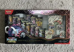 Pokemon TCG: Paldean Fates Great Tusk ex Iron Treads ex Premium Collection Box - Image 1