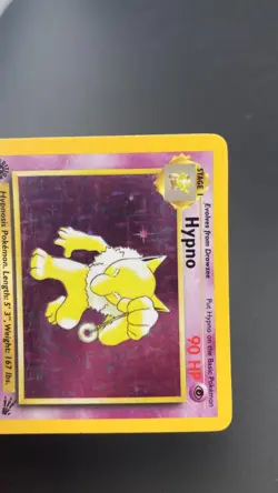 Pokemon - Hypno 8/26 - Base Set 1st Edition Holo Rare - MP - Image 3