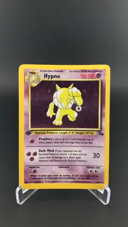 Pokemon - Hypno 8/26 - Base Set 1st Edition Holo Rare - MP - Image 5
