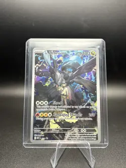 Pokemon N's Zekrom Full Art Holo Promo ME: Mega Evolution 031 Basic 130 HP - Image 1