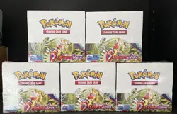 (5x) Pokemon Scarlet & Violet Base Set Booster Box Factory Sealed New ENGLISH - Image 1