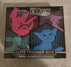 Pokemon TCG Evolving Skies Elite Trainer Box ETB English 8 Booster Packs 2021 - Image 1