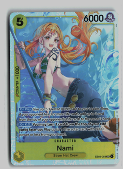 One Piece TCG Extra Booster: Heroines Edition EB03-053 Nami SR NM English - Image 1