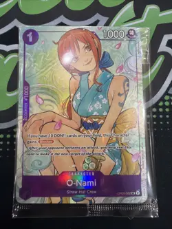 Nami O-Nami OP05-062 Dash Pack NM English One Piece TCG Peach Momoko Sealed 4 - Image 1