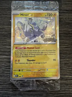 Pitch Black Prerelease Staff Promo Card 4-pack Sealed New In Plastic Pokemon TCG - Image 1