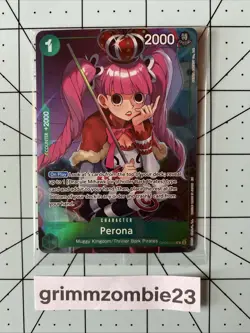 Perona One Piece Card Game OP09-034 Promo Sealed - Image 1