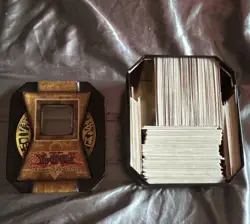 Konami Yu-Gi-Oh! TCG Mixed Trading Card Lot with Storage Tin/Box - Image 1