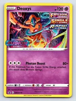 Deoxys (Prerelease) SWSH170 Holo Promo Sword & Shield Promo Pokemon LP - Image 1