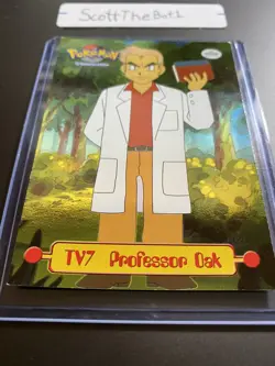 Professor Oak Topps Pokemon Card TV7 TV Animation Edition Series 1 Holo Foil - Image 2