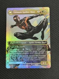 MTG Miles Morales English Version Borderless Foil Spm - Image 2