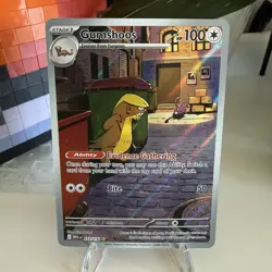 Pokemon TCG : Mega Evolution - Gumshoos 153/132 Illustration Rare NM Condition - Image 1
