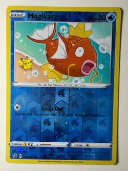 Magikarp 039/192 Reverse Holo Cosmos Pokemon Rebel Clash LP Lightly Played - Image 1