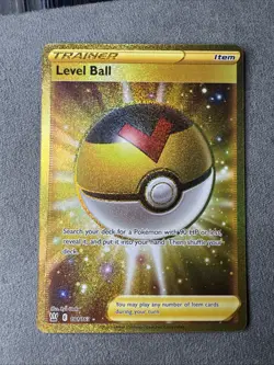Pokemon TCG Level Ball 181/163 Holo Gold Secret Rare Battle Styles - Image 1