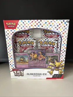 Pokemon TCG: Scarlet & Violet 151 Alakazam ex Collection Booster Box New Sealed - Image 1
