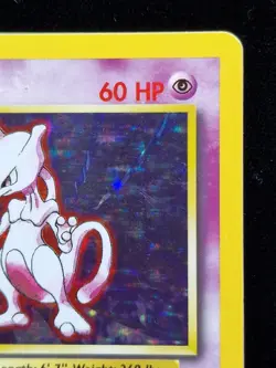 Mewtwo 10/102 Base Set Holo Rare Pokemon Card 1999 WOTC TCG Vintage LP - Image 3