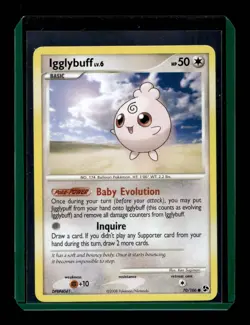 2008 Pokemon DP Great Encounters DPBP#041 70/106 Igglybuff - Image 1