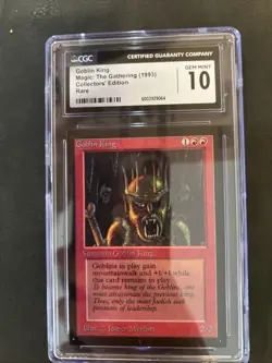 Goblin King Magic The Gathering Collectors’ Edition CGC 10 Pop 1!!! - Image 1