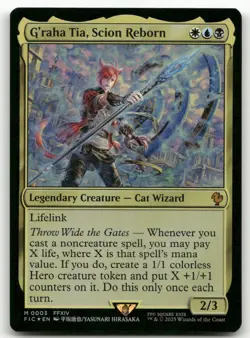 G'raha Tia, Scion Reborn #3 (Foil) (NM) Final Fantasy FIC Magic MTG - Image 1