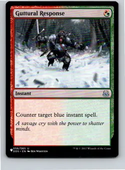 Magic the Gathering Guttural Response The List Reprints MTG Free Shipping! - Image 1