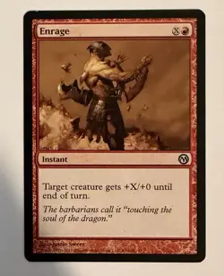 Enrage - Duels of the Planeswalkers - Magic the Gathering MTG LP/MP - Image 1